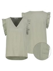 Eight2Nine Bluzka w kolorze miętowym rozmiar: XL. Zielone bluzki damskie Eight2Nine, xl, bez wzorów, bez kołnierzyka, bez ramiączek. Za 82.99 zł.