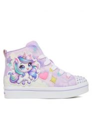 Skechers Sneakersy Twi-Lites 2.0 314378L LVMT Fioletowy. Fioletowe buty sportowe dziewczęce Skechers, z materiału, bez zapięcia. Za 219.99 zł.