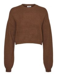 Noisy may Sweter "Neel" w kolorze brązowym rozmiar: XL. Brązowe swetry klasyczne damskie Noisy may, xl, bez kołnierzyka. Za 52.79 zł.