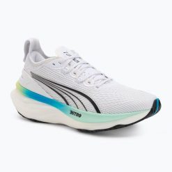 Buty do biegania damskie PUMA ForeverRun Nitro 2. Białe obuwie sportowe damskie Puma, bez zapięcia, do biegania. Za 681.00 zł.