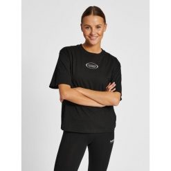 Koszulka damska Hummel Lgc Tammy. Czarne bluzki damskie Hummel, xs, bez wzorów, sportowe, bez kołnierzyka, bez ramiączek. Za 121.50 zł.