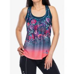 Top damski Crazy Top Break. Niebieskie koszulki sportowe damskie Crazy, bez wzorów, bez ramiączek. Za 377.99 zł.