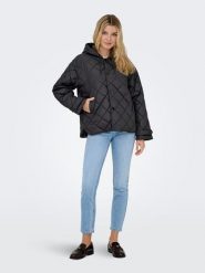 ONLY Kurtka pikowana "Juliet" w kolorze czarnym rozmiar: XL. Czarne kurtki damskie Only, xl, bez wzorów, bez kaptura. Za 130.99 zł.