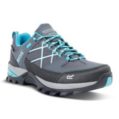 Damskie Buty Do Chodzenia Samaris III Low. Niebieskie obuwie trekkingowe damskie Regatta, bez zapięcia. Za 215.99 zł.