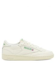 Reebok Sneakersy Club C 85 Vintage 100007797 Écru. Obuwie sportowe damskie Reebok, ze skóry, bez zapięcia. Za 349.99 zł.