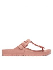 Birkenstock Japonki Gizeh 1032100 Różowy. Czerwone klapki damskie Birkenstock, bez wzorów, z syntetyku, bez obcasa, bez zapięcia. Za 209.99 zł.
