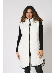 Plus Size Company Kamizelka "Horna" w kolorze białym rozmiar: 46/48. Białe kamizelki damskie Plus Size Company, plus size, bez wzorów, bez kaptura. Za 197.63 zł.