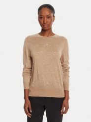 Lola Casademunt by Maite Sweter MF2511012 Beżowy Regular Fit. Brązowe swetry klasyczne damskie Lola Casademunt by Maite, m, z syntetyku, bez kołnierzyka. Za 649.99 zł.
