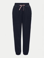 ONLY Spodnie dresowe Noomi 15316153 Granatowy Regular Fit. Niebieskie spodnie dresowe damskie Only, xs, bez wzorów, z bawełny. Za 69.99 zł.