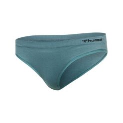 Damskie figi bezszwowe Hummel Juno Hipster. Niebieskie figi Hummel, bez wzorów, z bawełny. Za 95.00 zł.