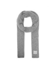 Calvin Klein Szalik Emblem LV04D8014G Szary. Szare szaliki damskie Calvin Klein, bez wzorów, z kaszmiru. Za 599.99 zł.