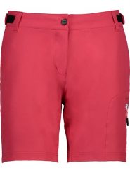 CMP Szorty kolarskie 3w1 w kolorze czerwonym rozmiar: 34. Czerwone spodenki sportowe damskie CMP, bez wzorów, z materiału, rowerowe. Za 170.45 zł.