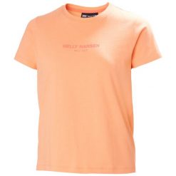 Koszulka damska Helly Hansen Core 2.0. Brązowe koszulki sportowe damskie Helly Hansen, bez wzorów, z bawełny, bez ramiączek. Za 172.50 zł.