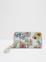 Aldo Portfel w kolorze białym ze wzorem - 18 x 11 x 2 cm rozmiar: onesize. Białe portfele damskie ALDO, bez wzorów, z materiału. Za 82.99 zł.