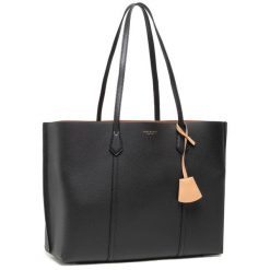 Torebka Tory Burch. Czarne shopper bag Tory Burch, bez wzorów, bez dodatków. Za 1,509.00 zł.