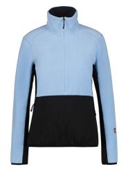 Rukka Bluza polarowa "Peltoniemi" w kolorze czarno-błękitnym rozmiar: 40. Czarne bluzy damskie Rukka, bez wzorów, z materiału, bez kaptura. Za 101.23 zł.