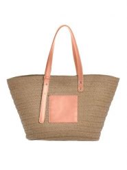 BLE Shopper bag w kolorze beżowym - 47 x 27 cm rozmiar: onesize. Brązowe shopper bag BLE, bez wzorów, z materiału, na ramię, bez dodatków. Za 36.95 zł.