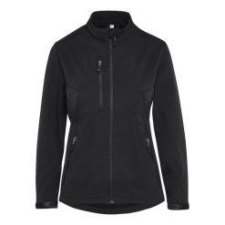 Kurtka Soft Shell Bez Metki Dla Kobiet. Czarne kurtki damskie SG, m, bez wzorów, bez kaptura. Za 188.99 zł.