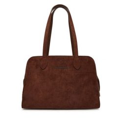 Torebka LOVE MOSCHINO. Brązowe torebki klasyczne damskie Love Moschino, bez dodatków. Za 610.99 zł.