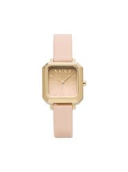 Armani Exchange Zegarek Leila AX5737 Różowy. Czerwone, analogowe zegarki damskie Armani Exchange. Za 679.99 zł.