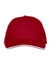 Clique czapka Davis 6-panel z bawełnianego twillu – red. Czerwone czapki damskie CLIQUE, bez wzorów, z bawełny. Za 77.77 zł.