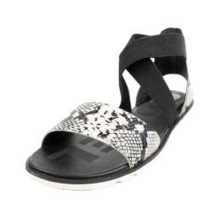 Sandały Damskie Skóra Pełnoziarnista Ella II. Czarne sandały damskie Sorel, bez wzorów, ze skóry, bez obcasa, bez zapięcia. Za 329.99 zł.