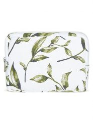 Sauter Kosmetyczka w kolorze biało-zielonym - 20 x 14 cm rozmiar: onesize. Białe kosmetyczki damskie Sauter, bez wzorów, z materiału. Za 82.64 zł.