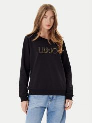 Liu Jo Sport Bluza Ecs Felpa Chiusa TF5196 FS090 Czarny Regular Fit. Czarne bluzy damskie Liu Jo Sport, xs, bez wzorów, z bawełny, bez kaptura. Za 499.99 zł.