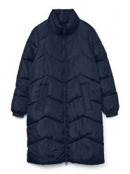 Vero Moda Płaszcz pikowany w kolorze granatowym rozmiar: XL. Niebieskie płaszcze damskie Vero Moda, xl, bez wzorów, bez kaptura. Za 144.95 zł.