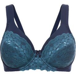 Biustonosz minimizer bonprix ciemnoniebiesko-niebieskozielony. Niebieskie biustonosze bonprix. Za 59.99 zł.