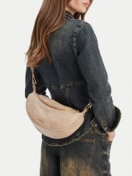 Badura Torebka CEO-MODI-YH127 Beżowy. Brązowe torebki klasyczne damskie Badura, z materiału, bez dodatków. Za 169.99 zł.