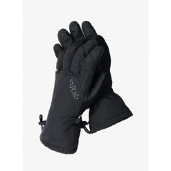 Rękawice 5-palczaste damskie Rab Storm Glove. Czarne rękawiczki damskie RAB, bez wzorów. Za 188.99 zł.