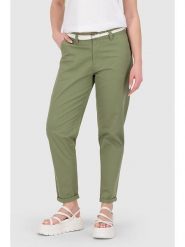 Alife and kickin Spodnie "Hiroko" w kolorze khaki rozmiar: XL. Brązowe spodnie materiałowe damskie Alife and Kickin, bez wzorów, z materiału. Za 139.95 zł.