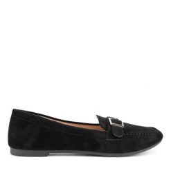 Baleriny DeeZee. Czarne balerinki damskie DeeZee, bez wzorów. Za 79.99 zł.