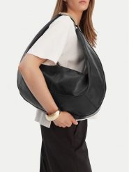 GINO ROSSI Torebka EO-LDA8806 Czarny. Czarne torebki klasyczne damskie Gino Rossi, z materiału, bez dodatków. Za 279.99 zł.