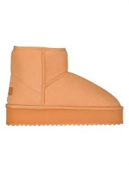 Geographical Norway Botki zimowe "Orgeat" w kolorze jasnobrązowym rozmiar: 39. Brązowe botki damskie Geographical Norway, na zimę, z futra, bez obcasa, bez zapięcia. Za 86.99 zł.