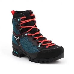Buty trekkingowe damskie Salewa WS Raven 3 Gtx. Niebieskie obuwie trekkingowe damskie Salewa, z materiału, za kostkę, bez zapięcia. Za 1,417.00 zł.