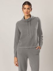 APART Sweter w kolorze szarym rozmiar: 40/42. Szare swetry klasyczne damskie Apart, z kaszmiru, bez kołnierzyka. Za 157.73 zł.