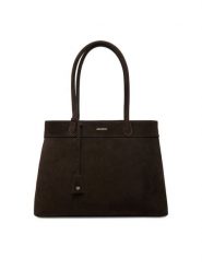 Gino Rossi Torebka EO-LOLA-LA513-114-1 Brązowy. Brązowe shopper bag Gino Rossi, bez wzorów, ze skóry, bez dodatków. Za 279.99 zł.