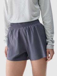 4F Szorty sportowe w kolorze niebieskim rozmiar: L. Niebieskie spodenki sportowe damskie 4F, l, bez wzorów, z materiału, outdoorowe. Za 114.17 zł.