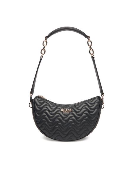 Guess Torebka Melisandra HWQG96 53180 Czarny. Czarne torebki klasyczne damskie Guess, ze skóry, bez dodatków. Za 339.99 zł.