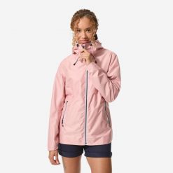 Kurtka żeglarska damska Decathlon Sailing 100. Czerwone kurtki damskie Decathlon, s, bez wzorów, z materiału, bez kaptura. Za 129.99 zł.