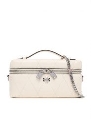 Tory Burch Torebka Charlie 186038 Kremowy. Białe torebki wieczorowe damskie Tory Burch, bez wzorów, ze skóry, bez dodatków. Za 2,509.00 zł.
