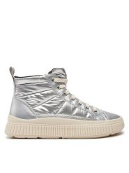 Geox Sneakersy J Laquinny Girl J46M3C 0LVNF C1007 S Srebrny. Szare buty sportowe dziewczęce Geox, bez wzorów, ze skóry, bez zapięcia. Za 229.99 zł.