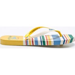 Pepe Jeans - Japonki Luna. Szare klapki damskie Pepe Jeans, z gumy. W wyprzedaży za 79.90 zł.
