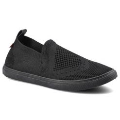 Czarne Tenisówki Big Star Damskie Sportowe Obuwie. Czarne trampki damskie Big Star, z aplikacjami, z gumy, bez zapięcia. Za 109.00 zł.