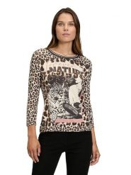 Betty Barclay Koszulka w kolorze szaro-beżowo-brązowym rozmiar: 38. Brązowe koszulki damskie Betty Barclay, bez wzorów, bez kołnierzyka, bez ramiączek. Za 100.75 zł.