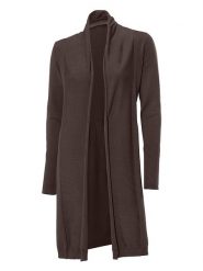 Heine Kardigan w kolorze brązowym rozmiar: 40. Brązowe kardigany damskie Heine, bez wzorów. Za 127.05 zł.