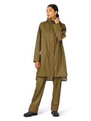 Ilse Jacobsen Płaszcz przeciwdeszczowy w kolorze oliwkowym rozmiar: 40. Brązowe płaszcze damskie Ilse Jacobsen, bez wzorów, bez kaptura. Za 217.99 zł.