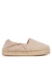 BOSS Espadryle Madeira 50563438 Beżowy jasny. Brązowe espadryle damskie Boss, bez wzorów, ze skóry, bez obcasa. Za 453.99 zł.